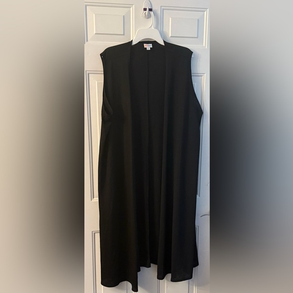 LuLaRoe Joy Duster Vest -Black - Picture 1 of 5